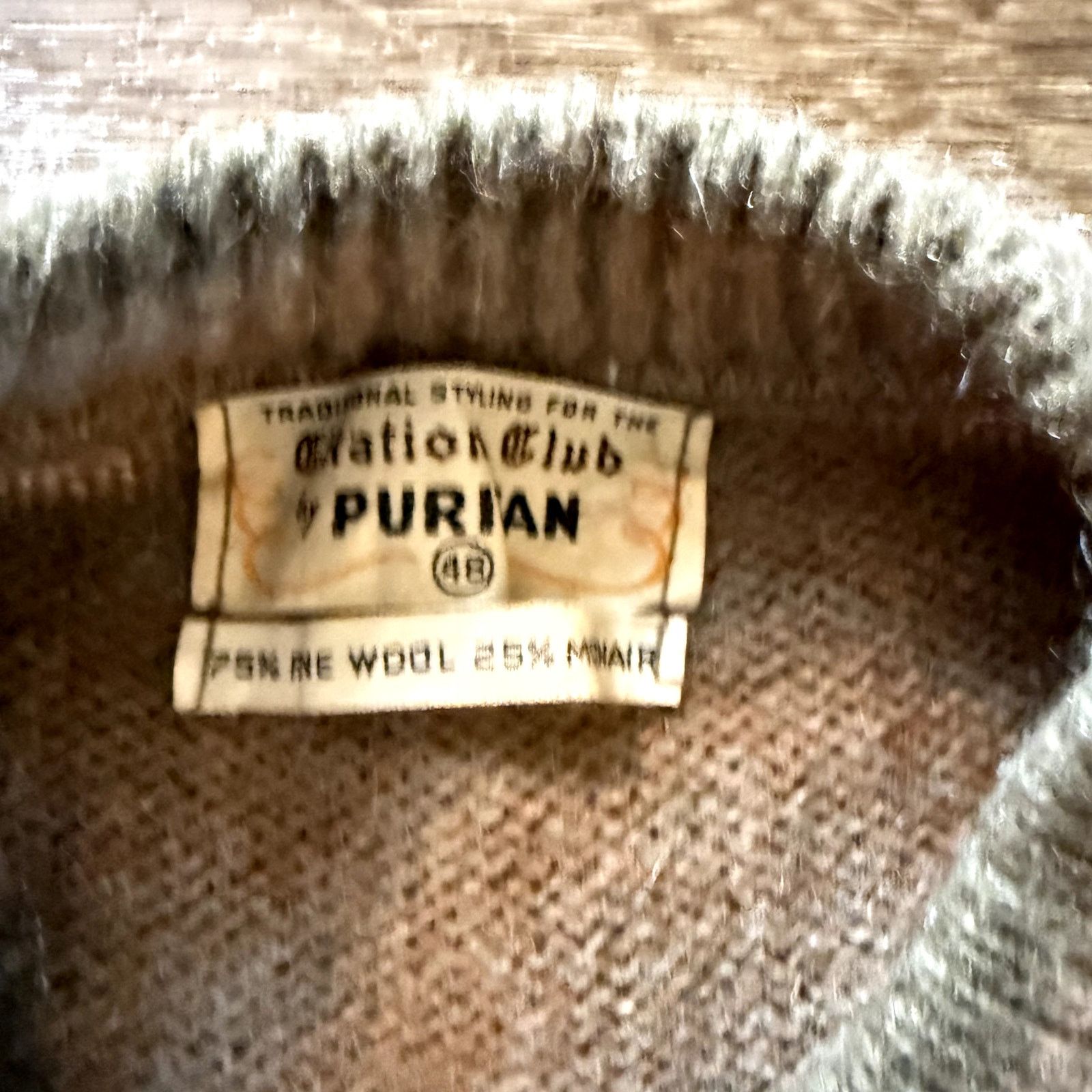 Puritan True Vintage Creation Club by Puritan Knit Sweater Size US XL / EU 56 / 4 - 2 Thumbnail