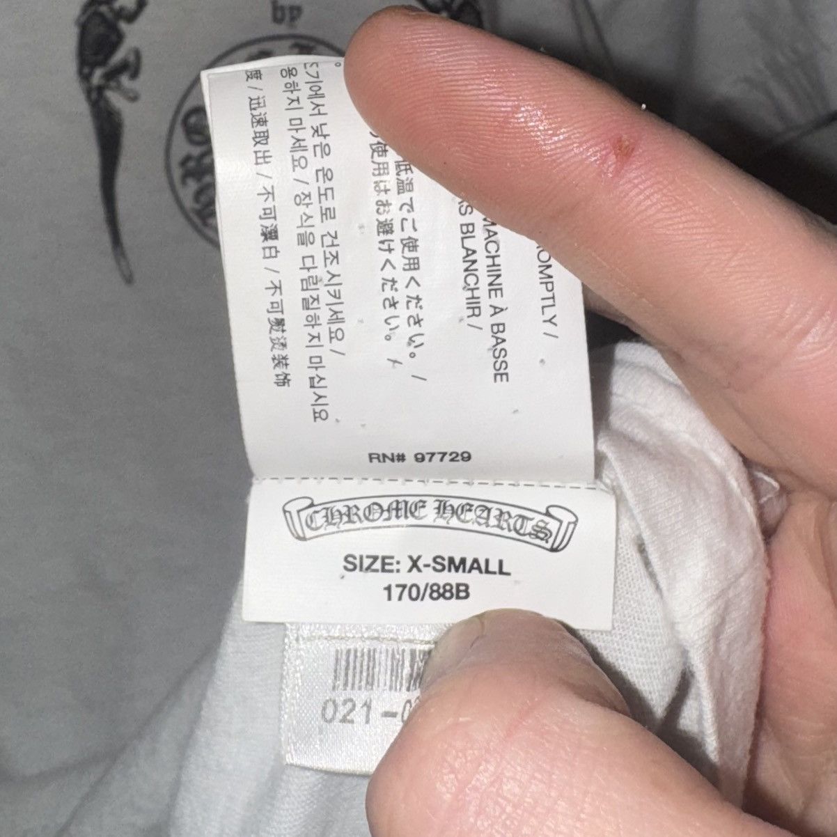 Chrome Hearts Chrome Hearts Horseshoe Logo Foti Jarvis Tee Size US XS / EU 42 / 0 - 7 Thumbnail