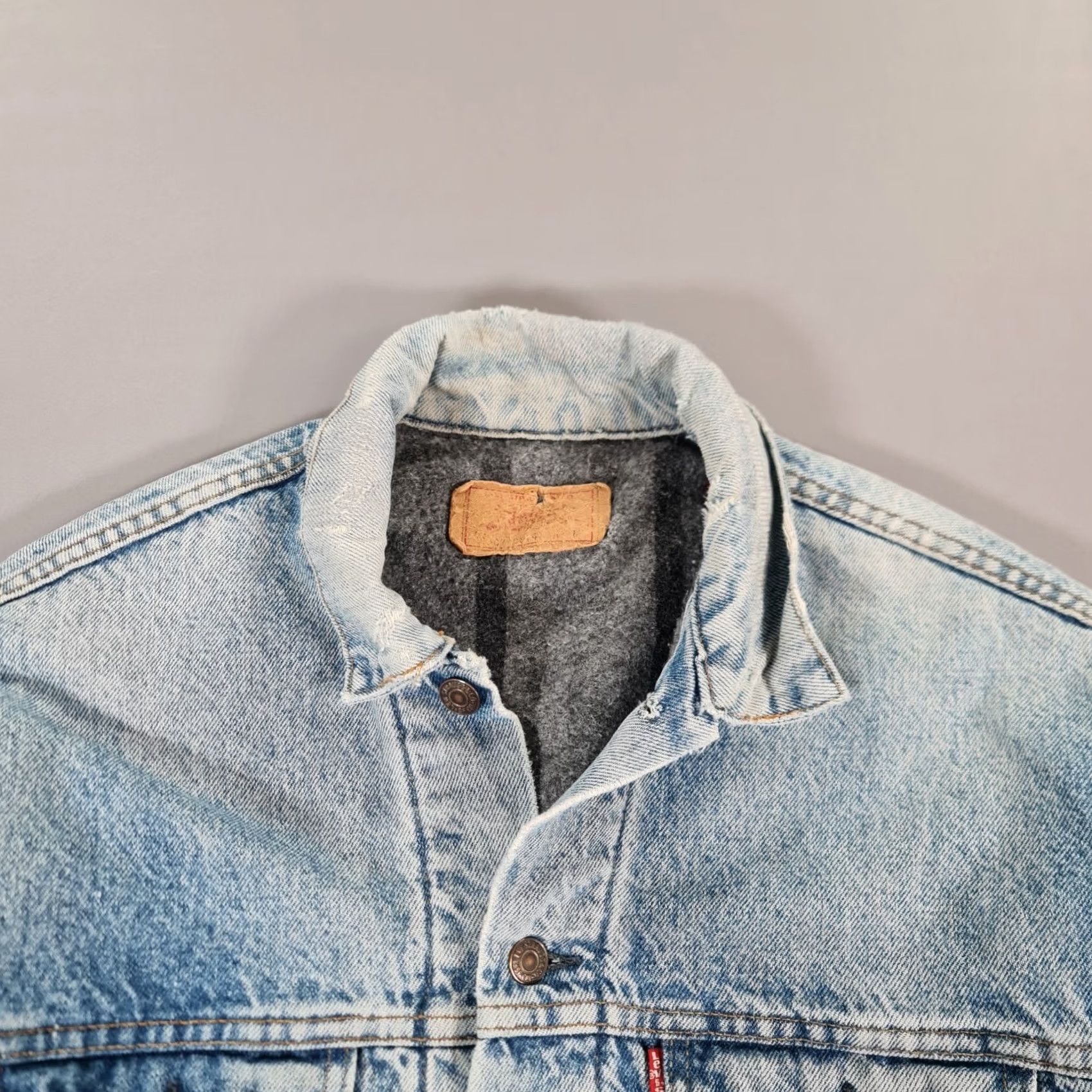 Levi's VINTAGE Levi's Denim Jacket Men Blue Medium Lined 80s Trucker Pocket USA 80s Mens Jeans Jacket Size US M / EU 48-50 / 2 - 2 Thumbnail