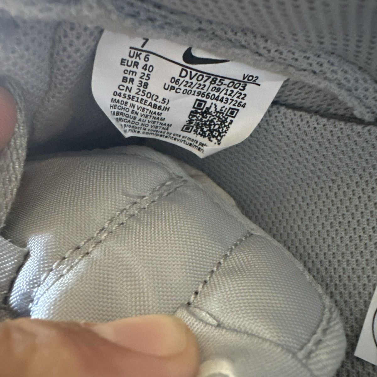 Nike Nike Air Force 1 Low Retro Smoke Grey Sz 7 New – Box Dented Size US 7 / EU 40 - 6 Thumbnail
