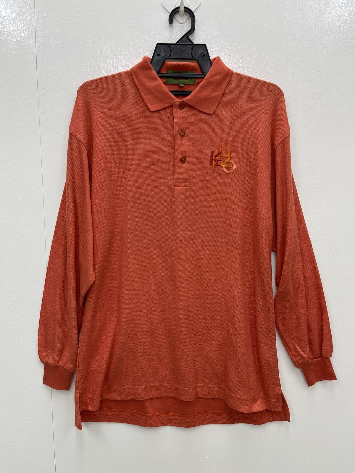 Vintage Kenzo Golf polos Shirt long Sleeve