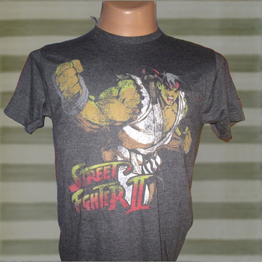 Vintage STREET FIGHTER II Capcom Retro Shirt Men's Medium NEW Video Game Arcade Fight T Size US M / EU 48-50 / 2 - 1 Thumbnail