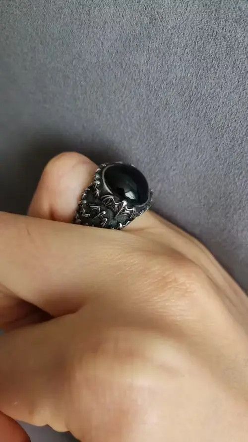 Jewelry Black Ring Size ONE SIZE - 4 Thumbnail