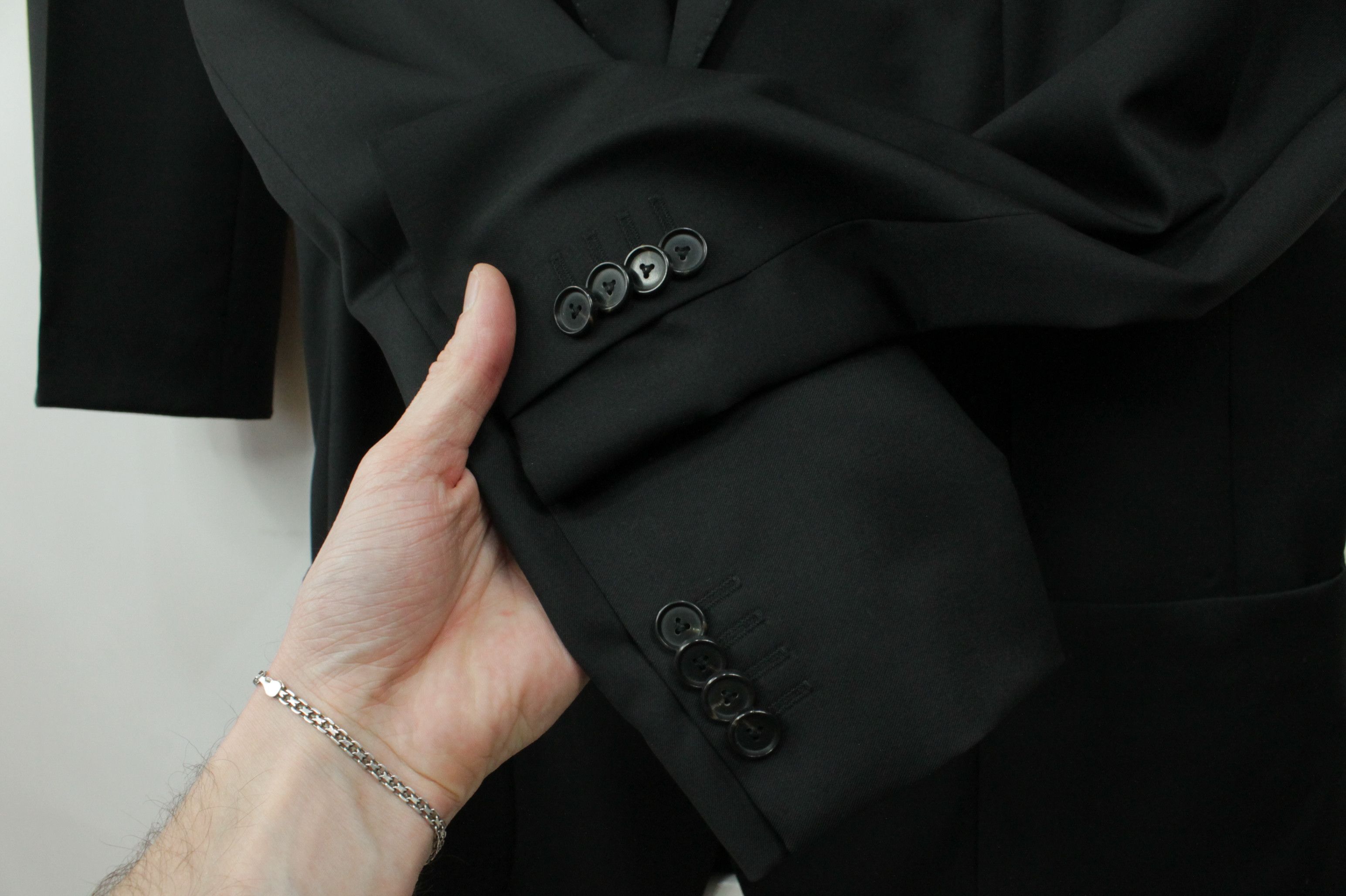 Other Van Laack Light Black Wool Formal Suit Men's Size 40R - 5 Thumbnail