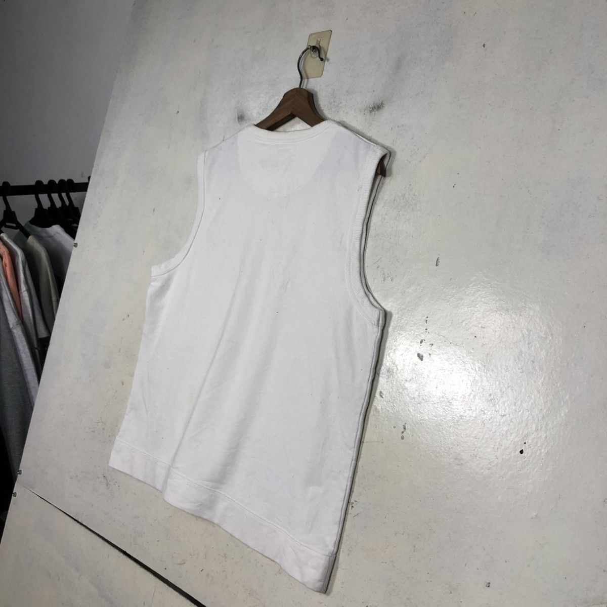 Japanese Brand 📌Vintage Sweatshirt Sleeve Less Oshkosh Rich White Size US M / EU 48-50 / 2 - 12 Thumbnail
