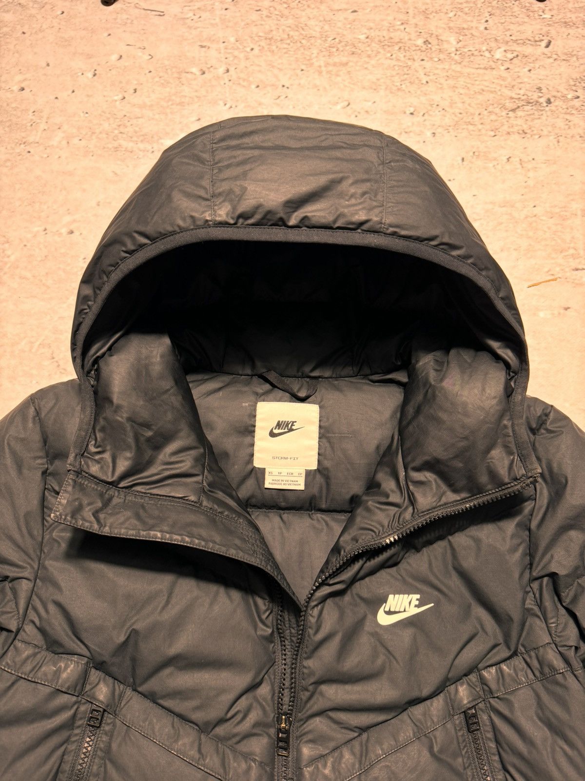 Nike × Nike ACG NIKE PUFFER DOWN BASIC LOGO OVERSIZE NYLON JACKET Size US XS / EU 42 / 0 - 5 Thumbnail