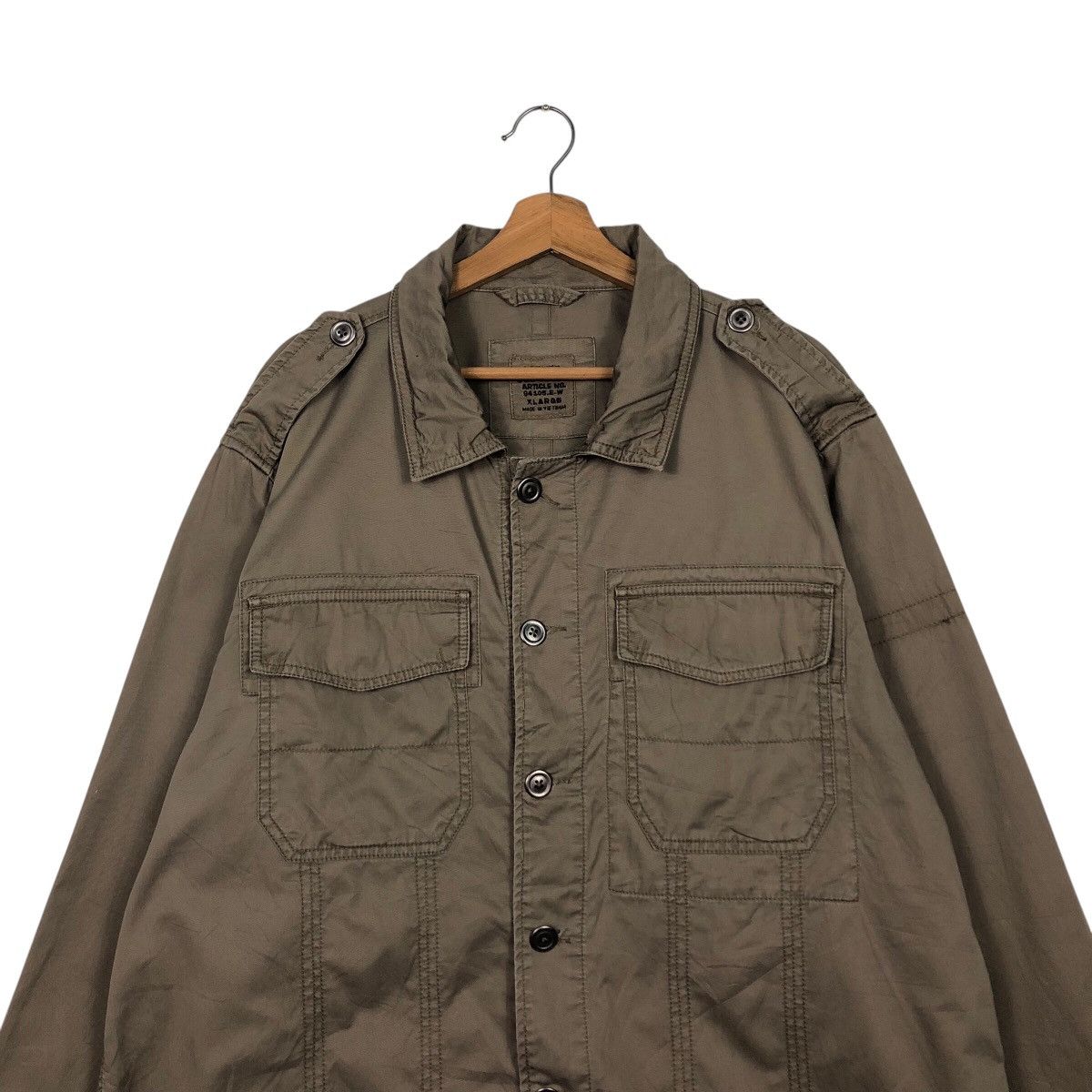 Japanese Brand Vintage Striped Wool Bomber Jacket Old Navy Issey Miyake Size US XL / EU 56 / 4 - 4 Thumbnail