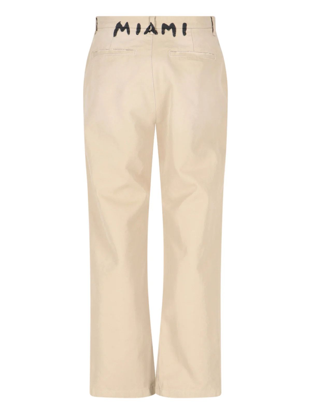 Palm Angels o1y0325 Logo Casual Pant in Beige Size US 36 / EU 52 - 3 Thumbnail
