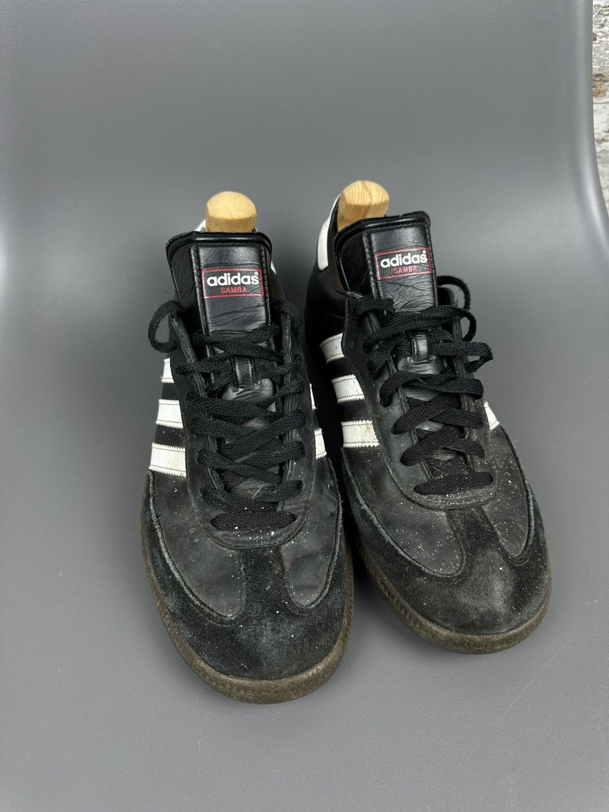 Adidas × Vintage Mens Vintage Adidas Samba distressed sneakers y2k rare drill Size US 8 / EU 41 - 8 Thumbnail