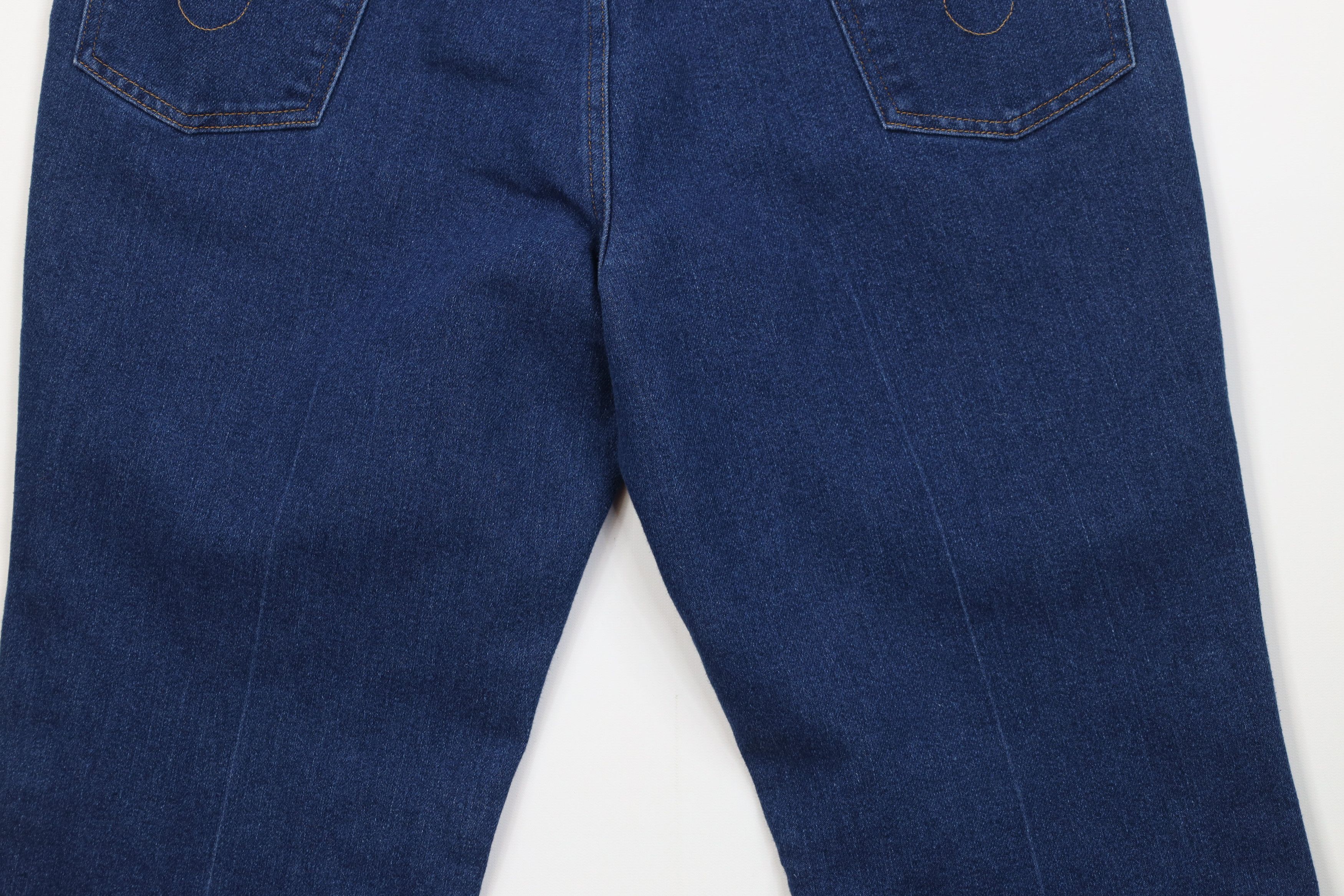 Vintage Vintage 90s Streetwear Flared Wide Leg Denim Jeans Blue Size US 38 / EU 54 - 11 Thumbnail