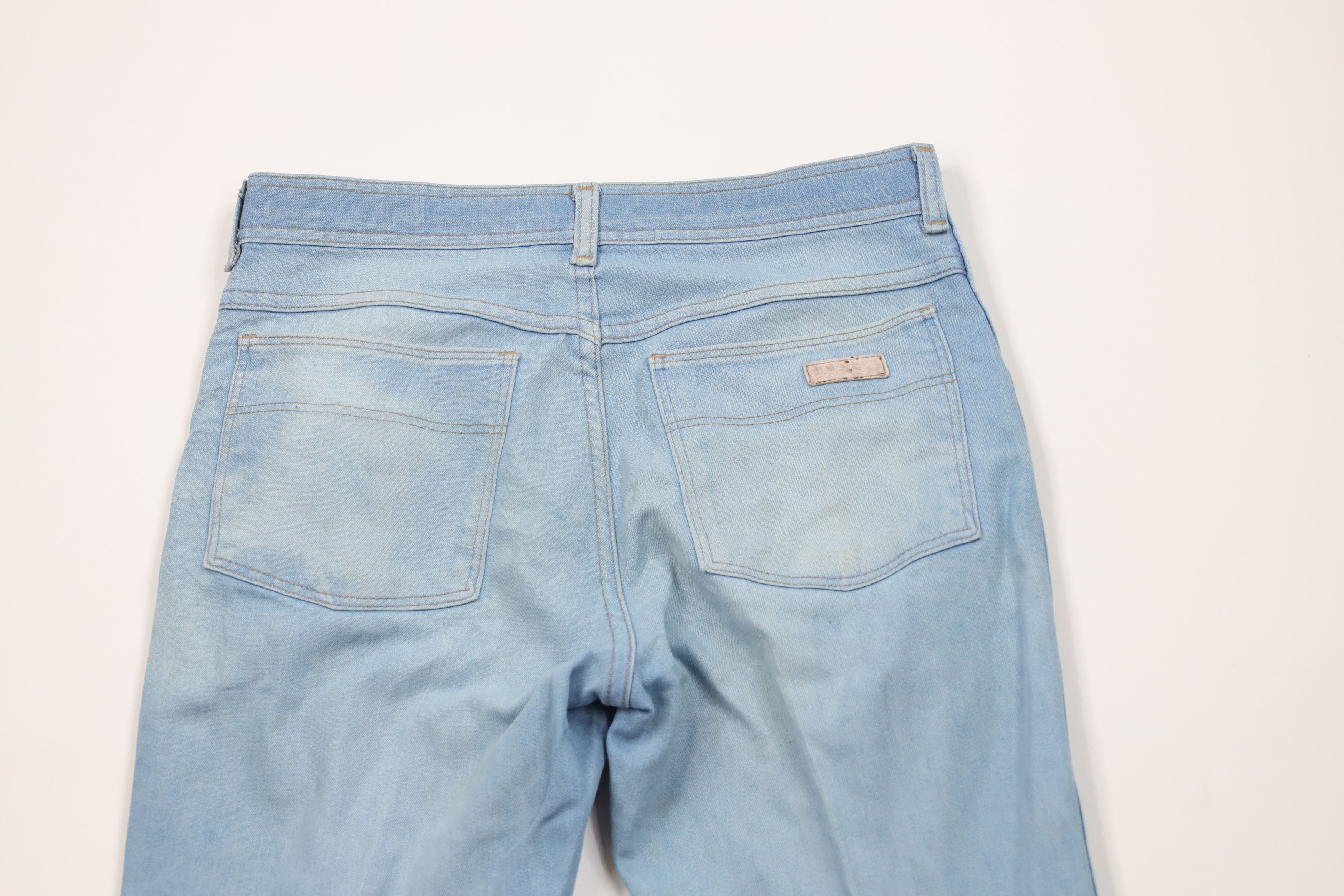 Vintage Vintage 70s Streetwear Flared Bootcut Denim Jeans Blue USA Size US 30 / EU 46 - 13 Thumbnail