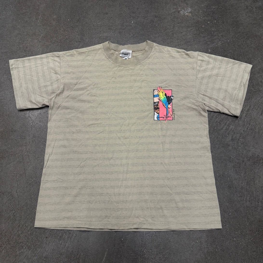 Panama Jack Vintage 1990's Panama Jack Surf Skate Single Stitch T-Shirt Size US L / EU 52-54 / 3 - 1 Thumbnail