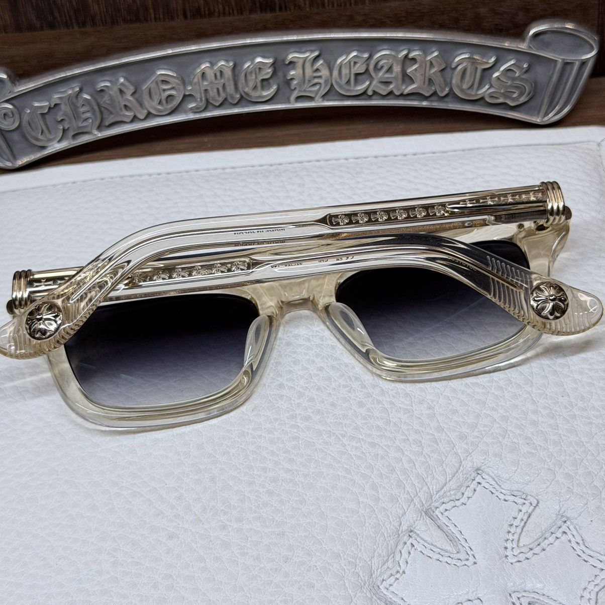 Chrome Hearts Chrome Hearts TRYPOLEAGAIN Glasses Size ONE SIZE - 2 Thumbnail