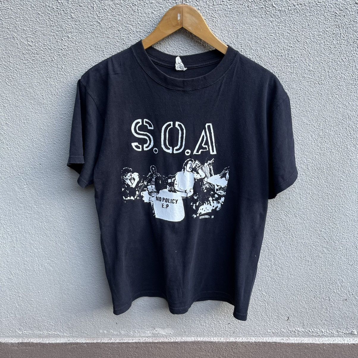 Band Tees Vintage SOA band tee hardcore punk Size US M / EU 48-50 / 2 - 1 Thumbnail
