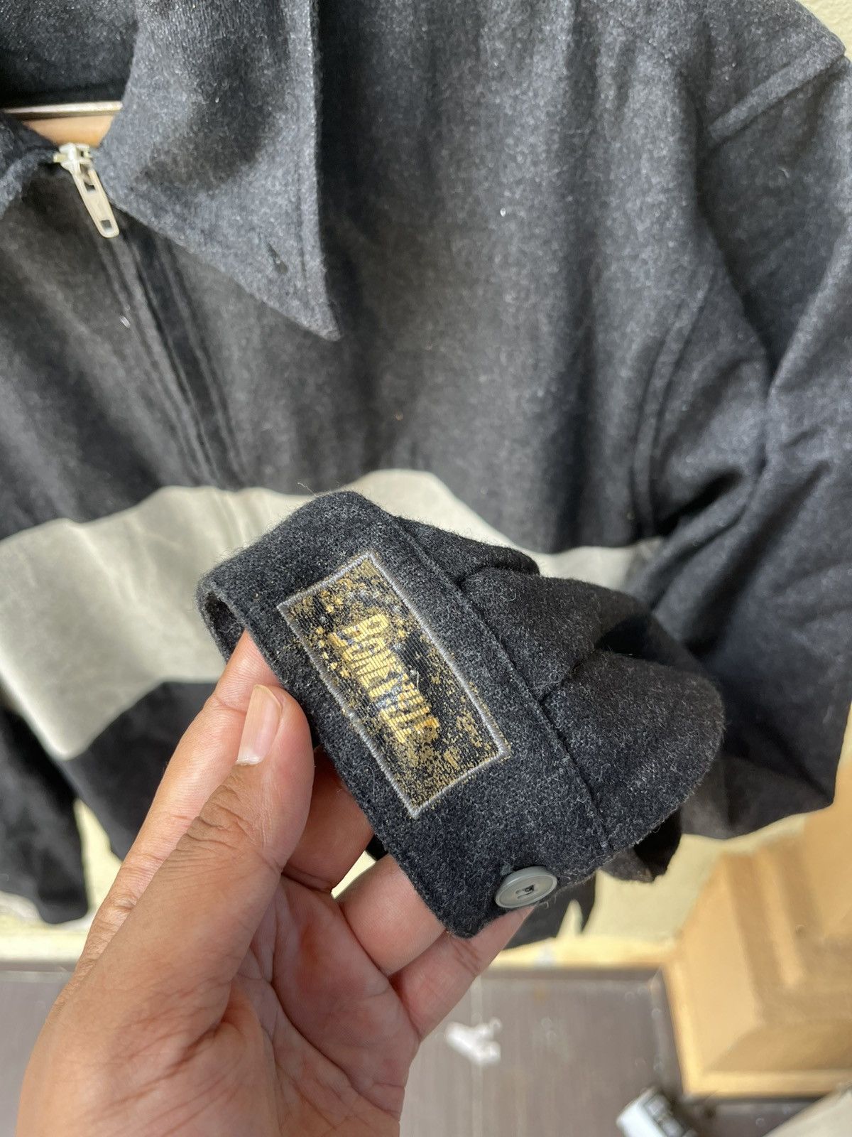 Massimo Osti Vintage ‘96 boneville wool overshirt Size US L / EU 52-54 / 3 - 5 Thumbnail
