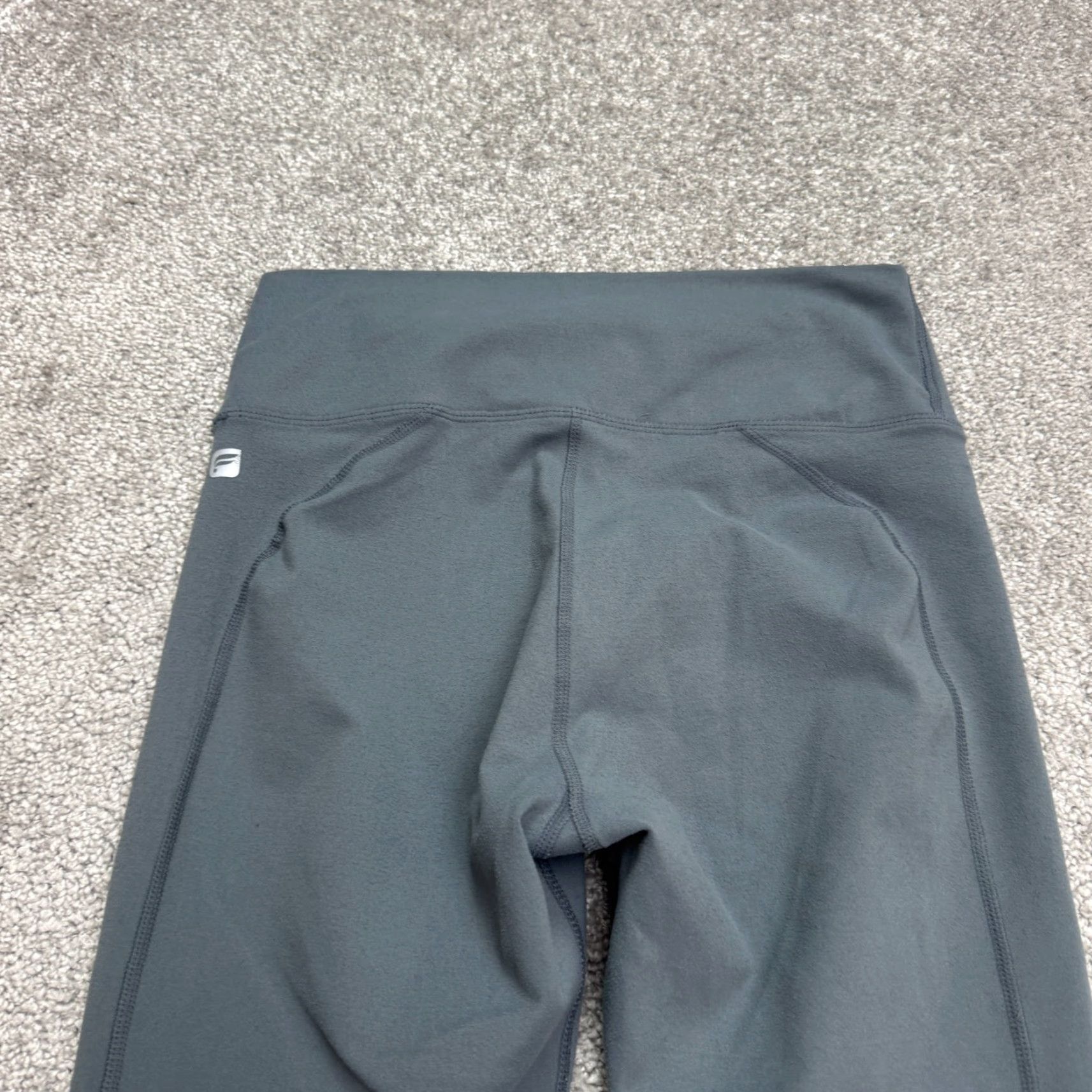 Fabletics VINTAGE None Fabletics Compression Cropped Leggings Womens Small Blue Activewear Leggings Small Blue Athleisure Yoga Women Size 28" / US 6 / IT 42 - 3 Thumbnail