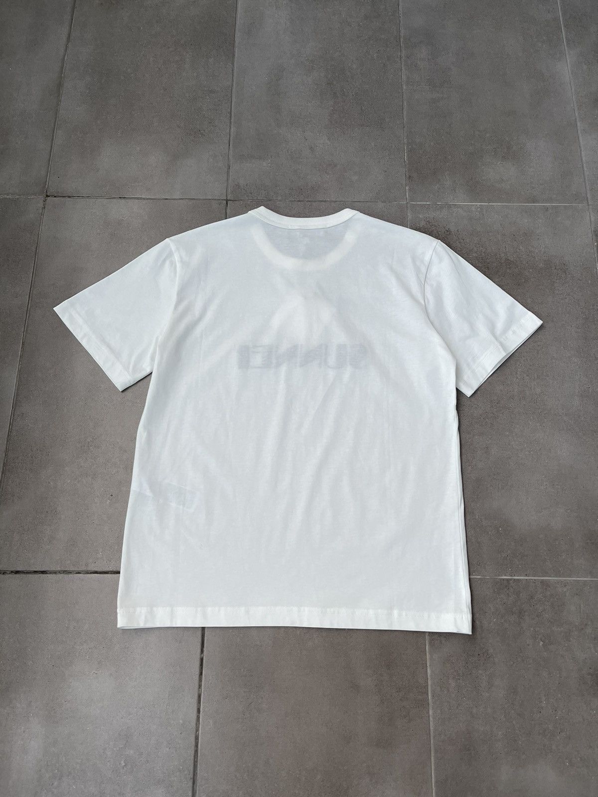 Sunnei !DS! SS23 Sunnei Logo Embroidered Classic White T-Shirt Size US S / EU 44-46 / 1 - 12 Thumbnail