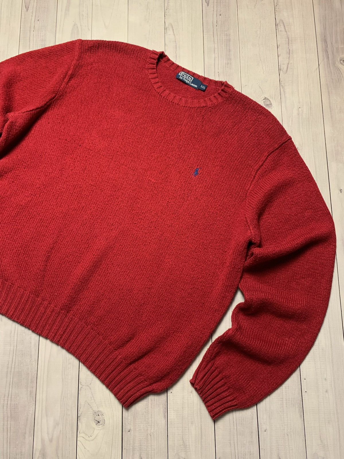 Vintage Polo Ralph Lauren vintage knitted sweater Size XXL Size US XXL / EU 58 / 5 - 2 Thumbnail