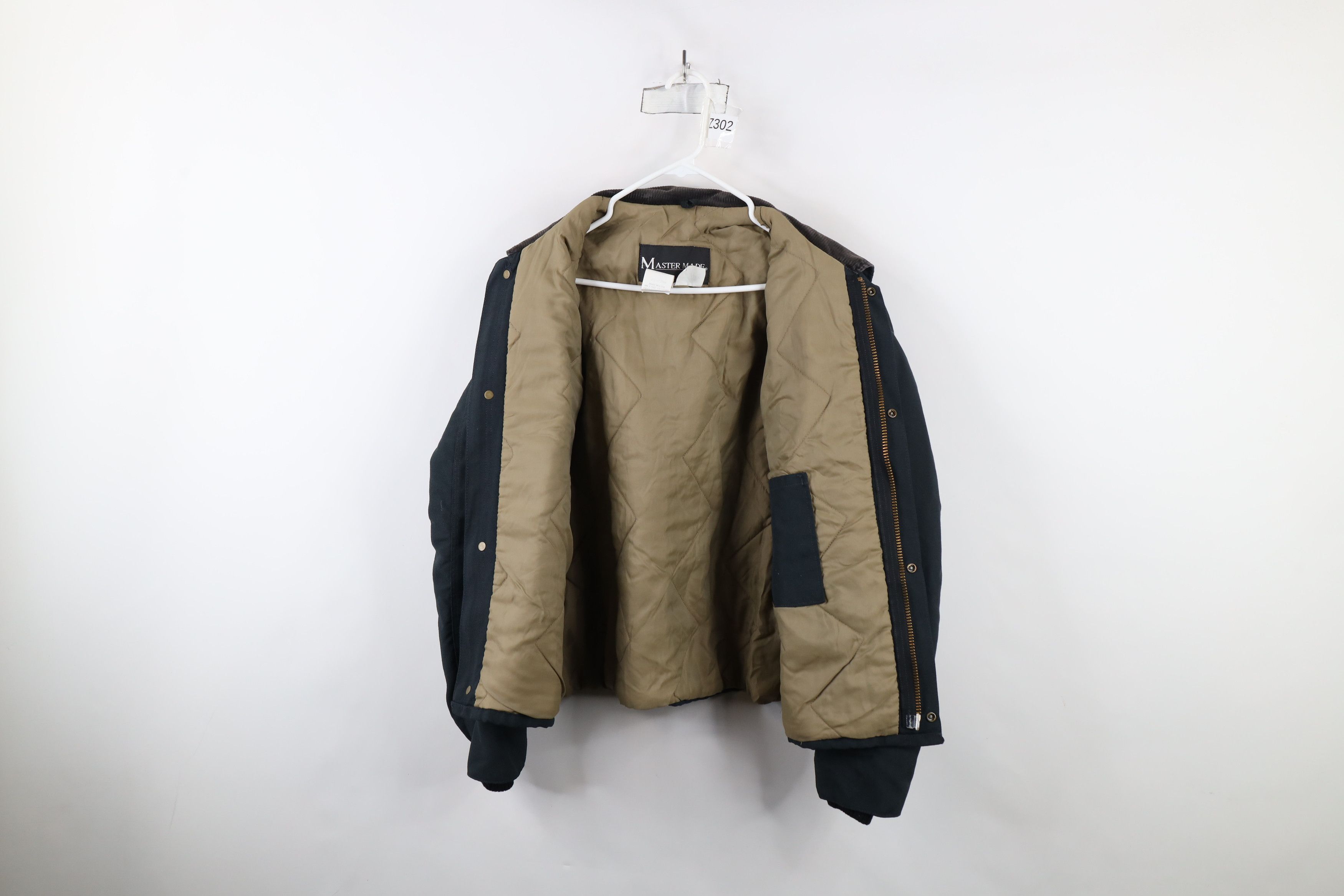 Vintage × Walls Vintage 90s Walls Master Made Canvas Bomber Jacket USA Size US L / EU 52-54 / 3 - 9 Thumbnail