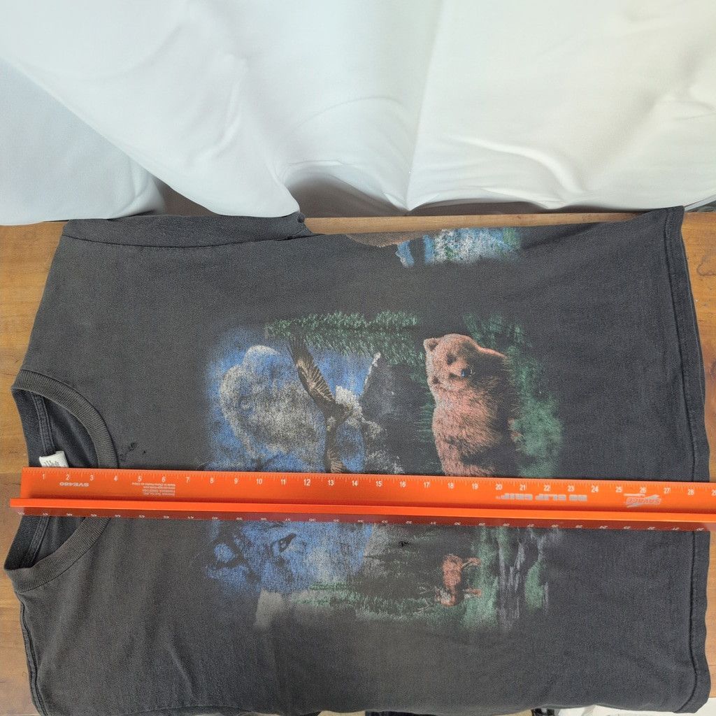 Vintage Vintage Distressed 3 Side Printing Nature T-Shirt Large Size US L / EU 52-54 / 3 - 3 Thumbnail