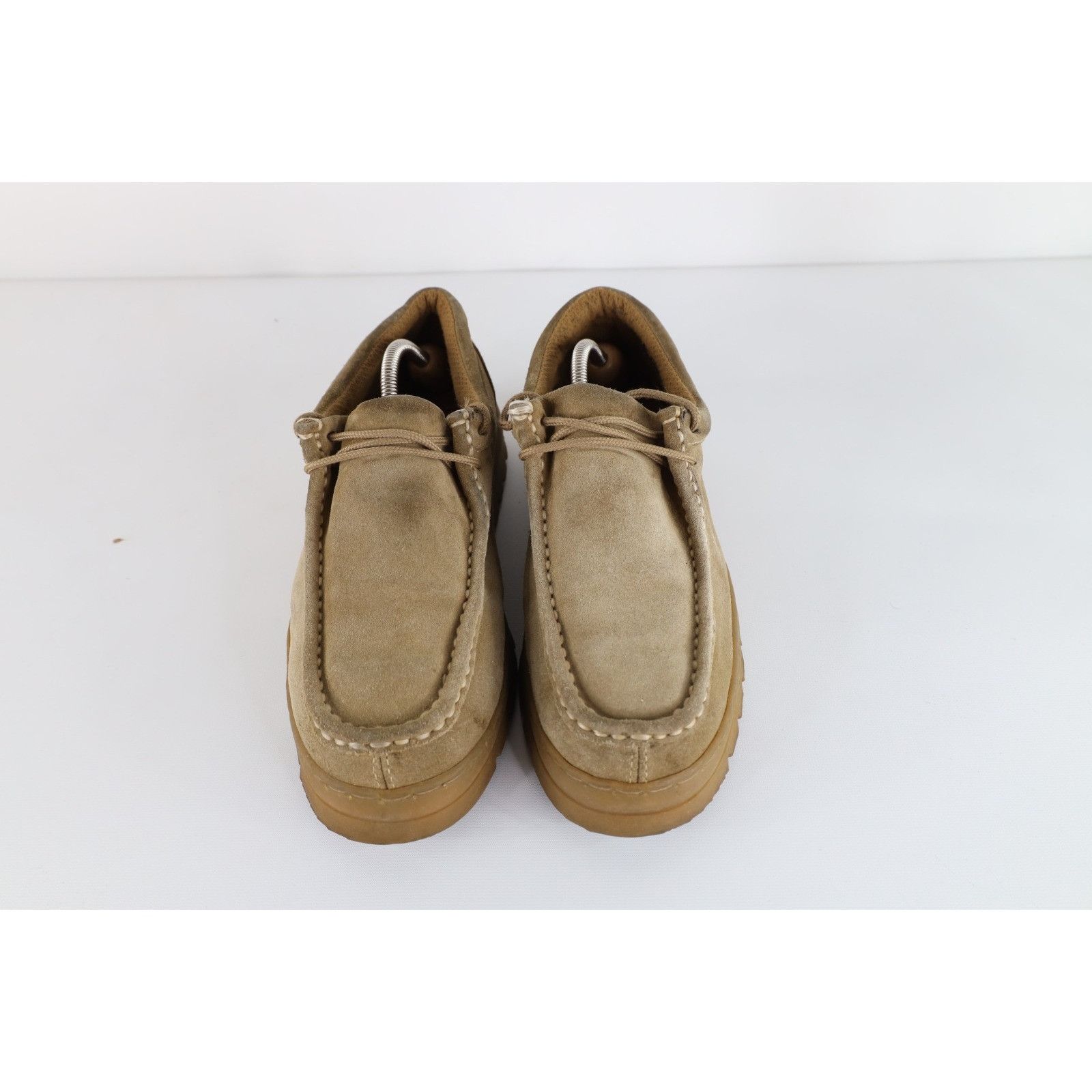 Vintage Vintage 90s Streetwear Chunky Platform Suede Leather Shoes Size US 11 / EU 44 - 2 Thumbnail