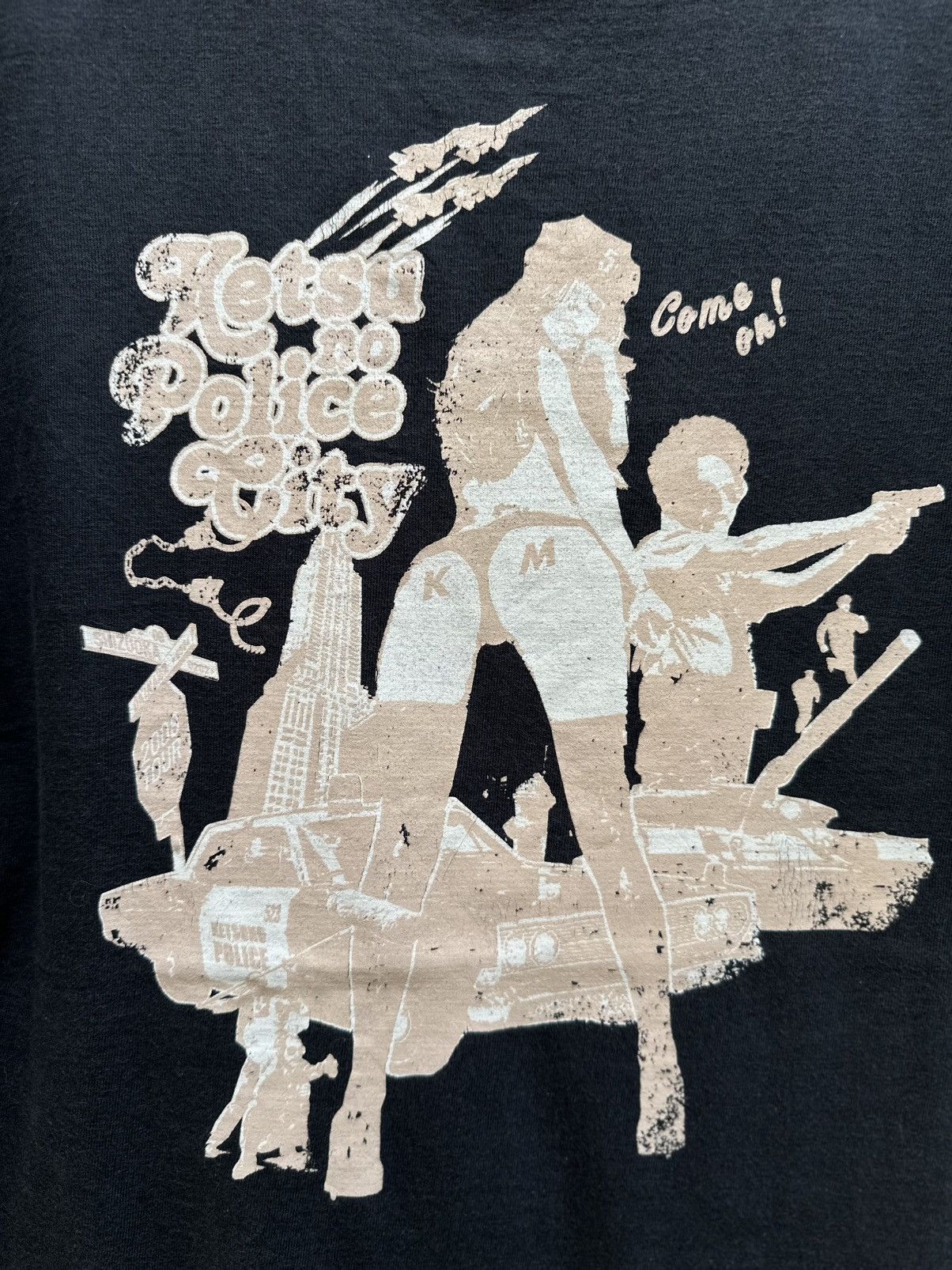 Japanese Brand Faded Vintage Nekad Girl Ktm Tour 2008 Ketsu No Police City Size US XL / EU 56 / 4 - 2 Thumbnail