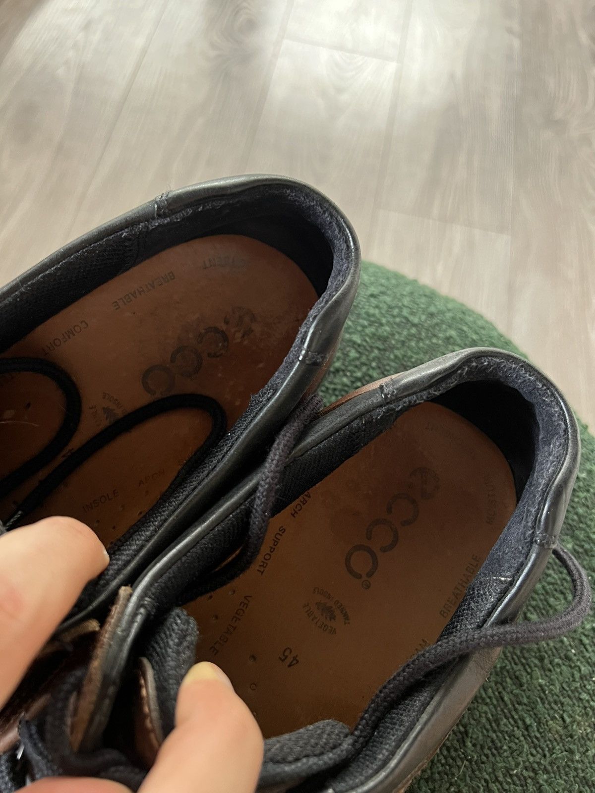Ecco Vintage Ecco Gore-Tex Leather Casual Old Money GTX Boots Size US 11.5 / EU 44-45 - 18 Thumbnail