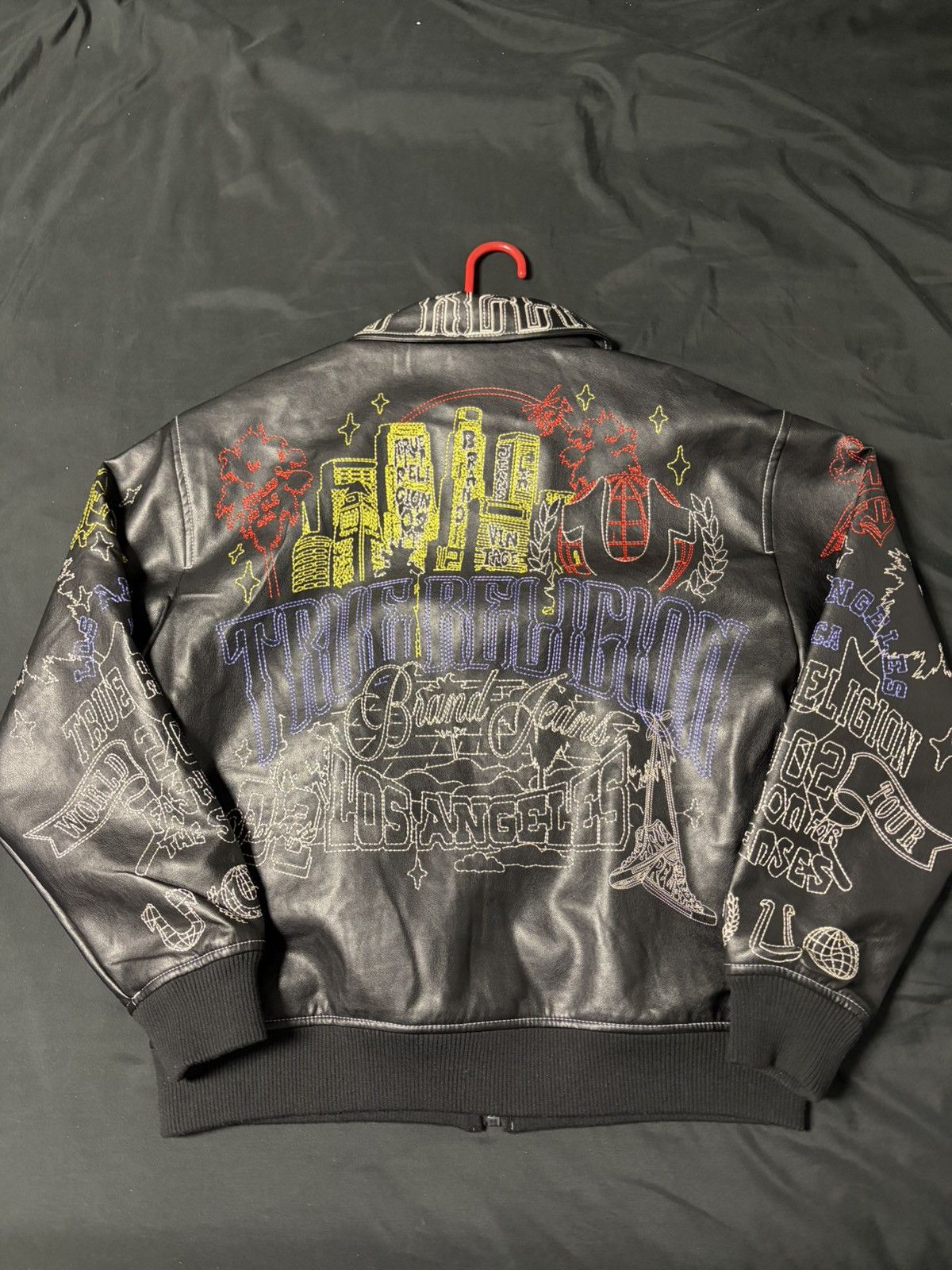 True Religion True Religion Embroidered leather jacket Size US S / EU 44-46 / 1 - 2 Thumbnail