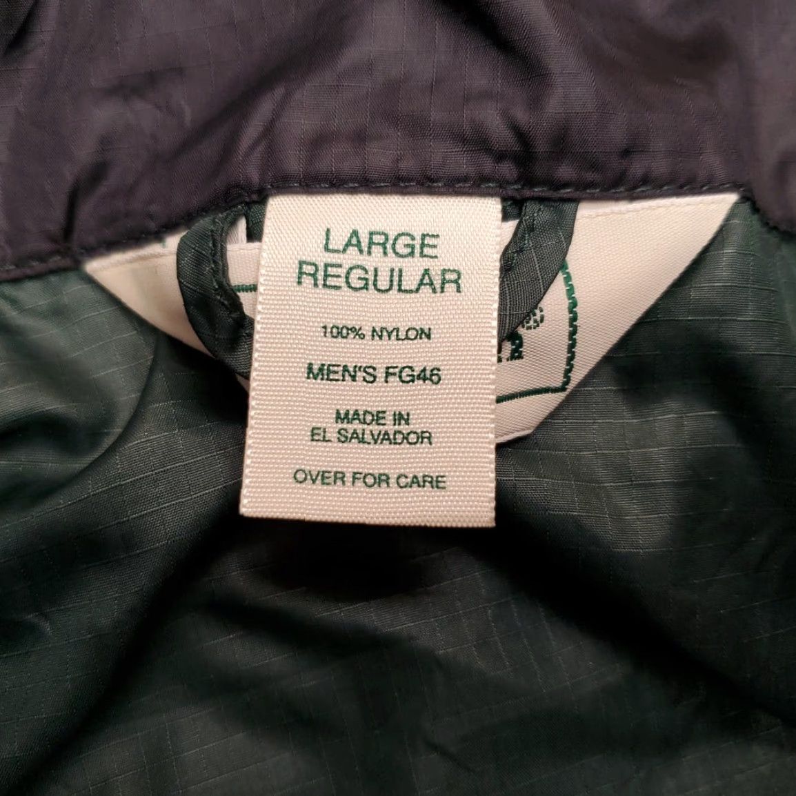 Vintage VINTAGE LL Bean Jacket Mens L Green 100% Nylon Lightweight Ripstop Windbreaker Outdoors Windbreaker Jacket Mens L Green Nylon Ripstop Casual Outdoors Size US L / EU 52-54 / 3 - 7 Thumbnail