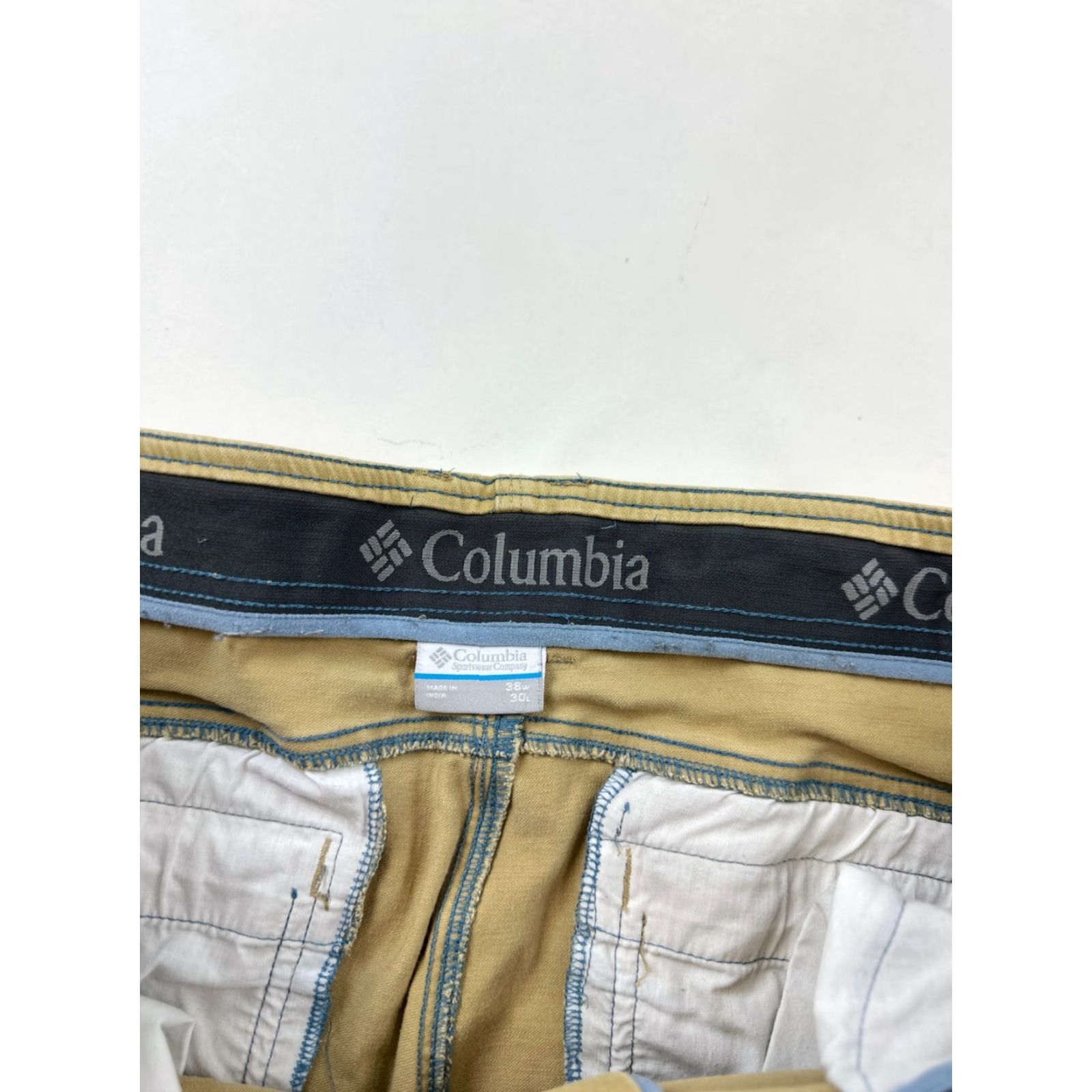 Vintage Columbia Pants Mens 38x30 Brown Pilot Peak 5 Pocket Mid-Rise Preppy Straight Leg Size US 38 / EU 54 - 3 Thumbnail