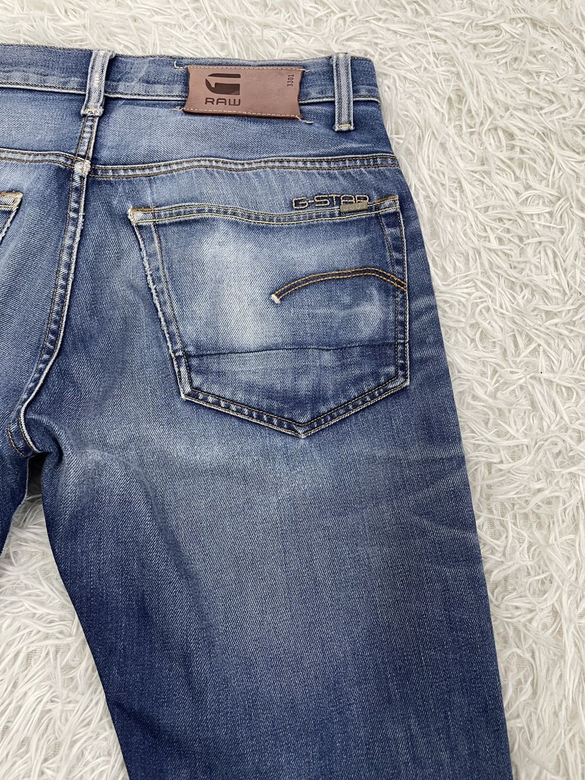 G-Star G Star Raw Denim 3301 Straight Jeans Pant Size US 34 / EU 50 - 11 Thumbnail