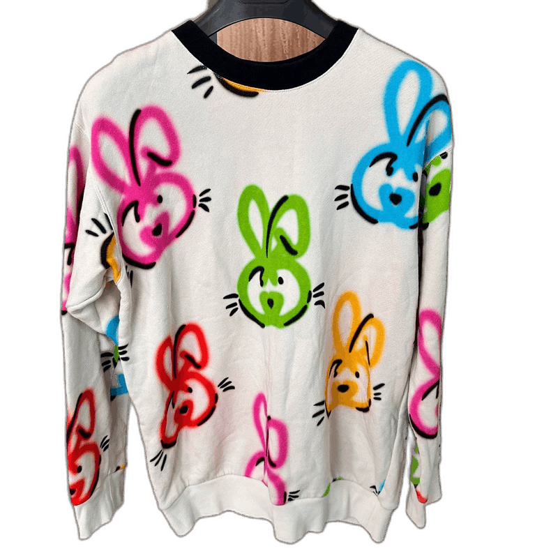 Gucci Gucci Colorful Rabbit Embroidered Sweatshirt Size S / US 4 / IT 40 - 1 Thumbnail