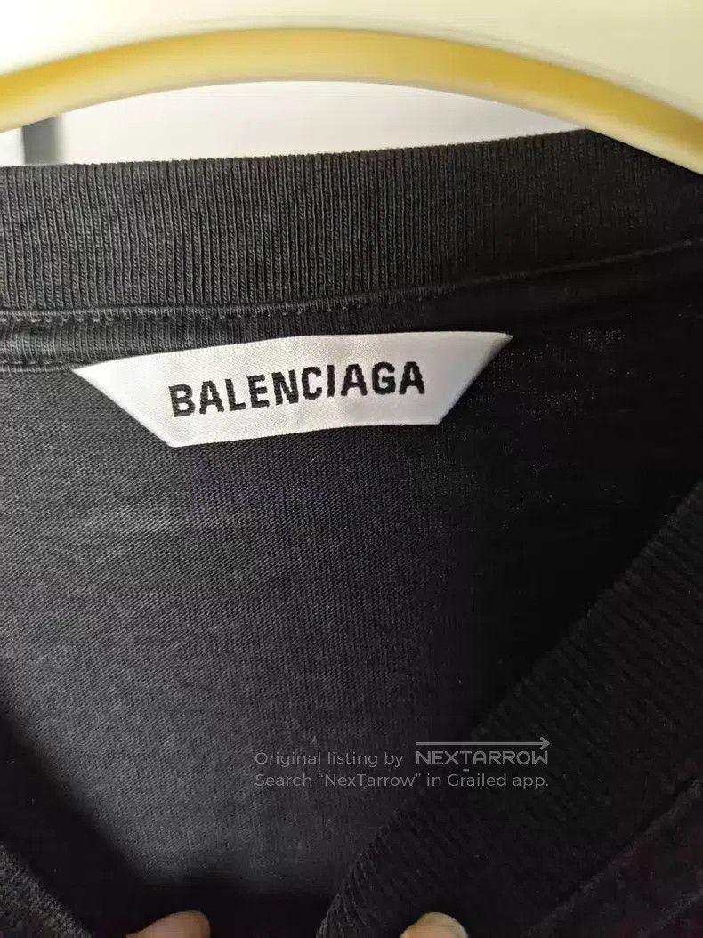Balenciaga Balenciaga Letter Logo Short Sleeve Size US S / EU 44-46 / 1 - 3 Thumbnail