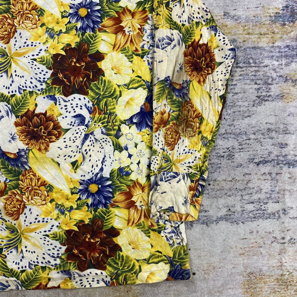 Kenzo Vintage kenzo paris floral long sleeve Size M / US 6-8 / IT 42-44 - 6 Thumbnail