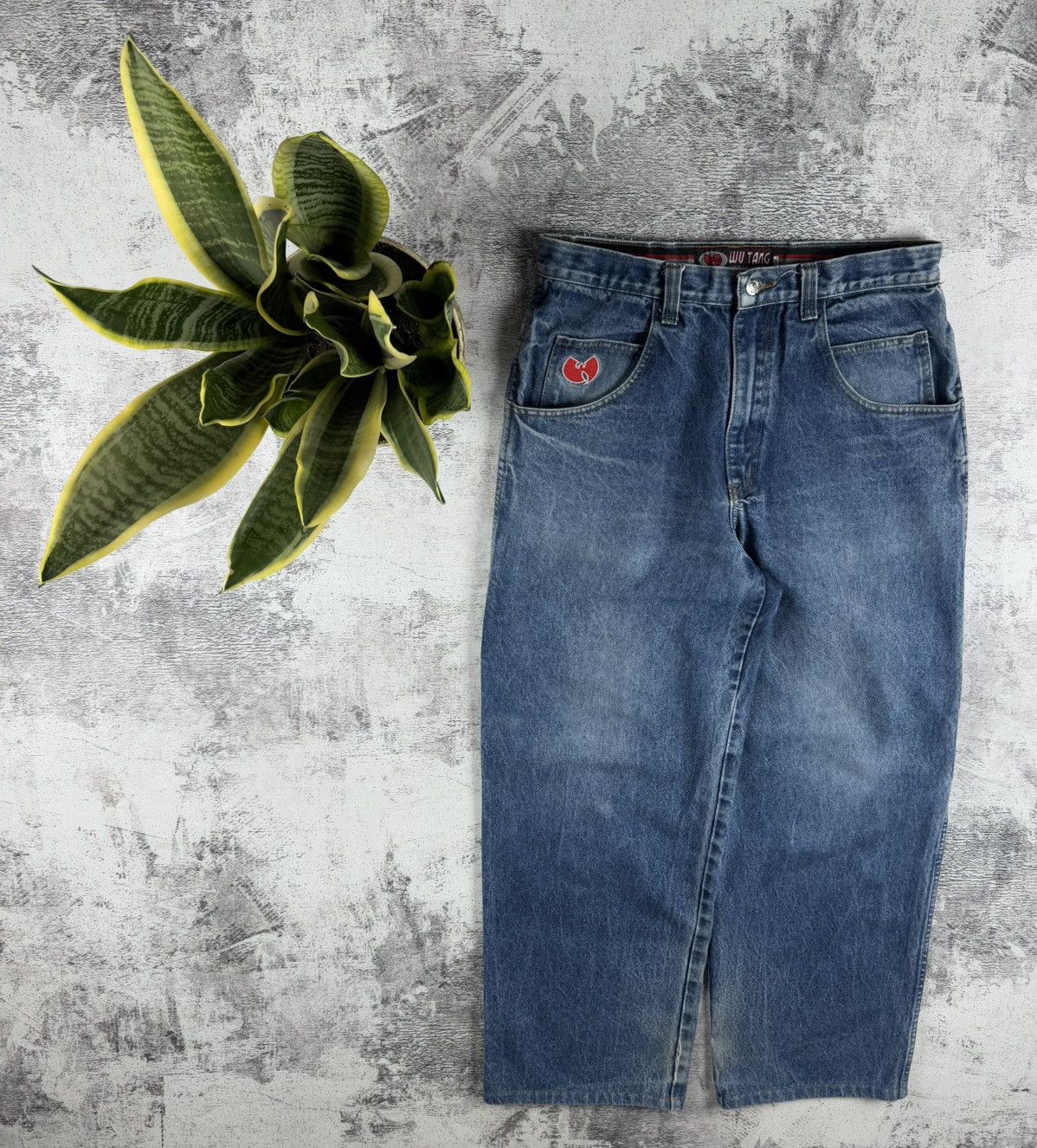 Wu-Tang Clan WU-TANG VINTAGE DENIM RAP HIP HOP BAGGY SKATE JEANS PANTS Size US 34 / EU 50 - 2 Thumbnail