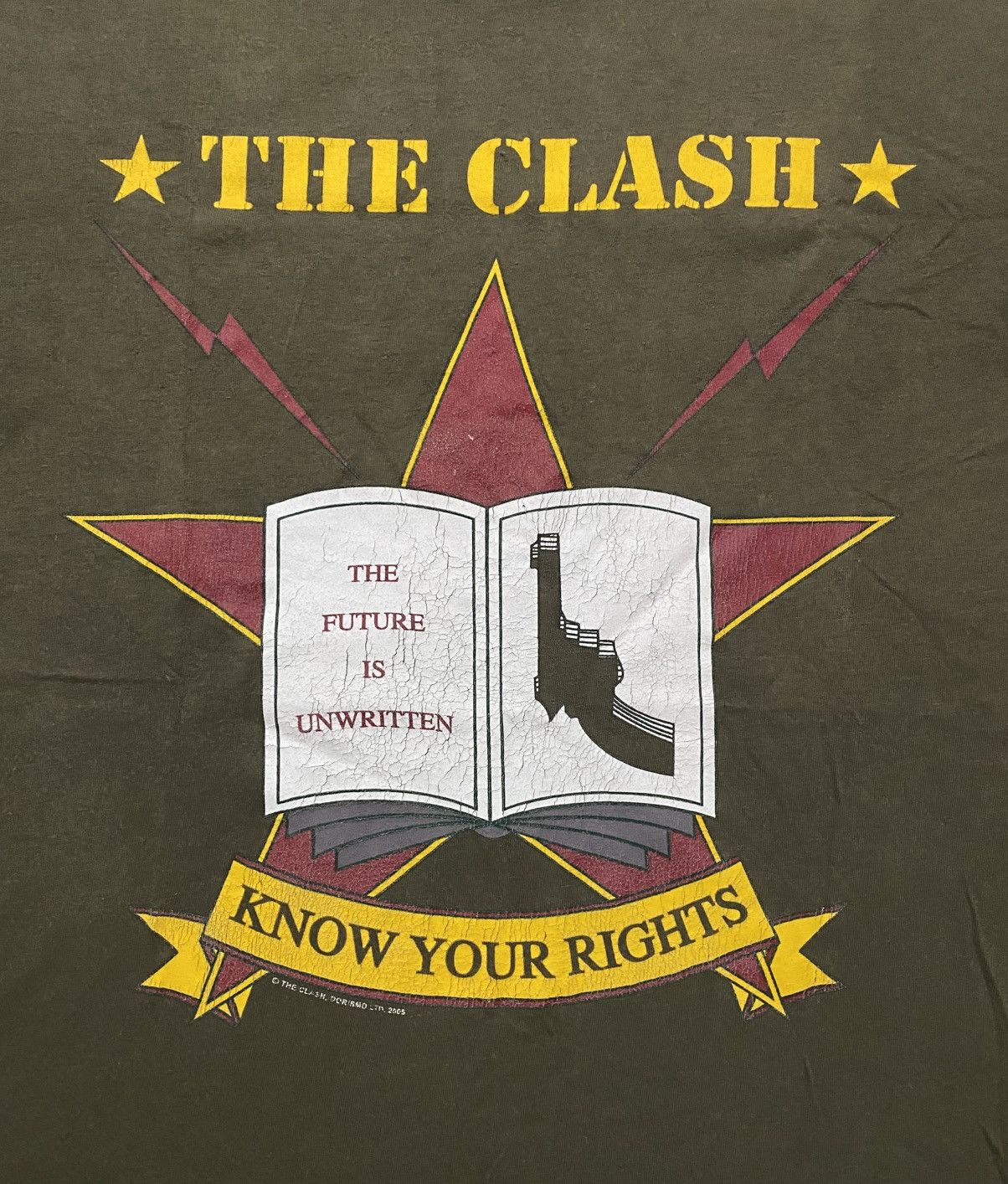 Band Tees × Vintage Vintage The Clash Know Your Rights “Combat Rock” Tees Size US XS / EU 42 / 0 - 2 Thumbnail