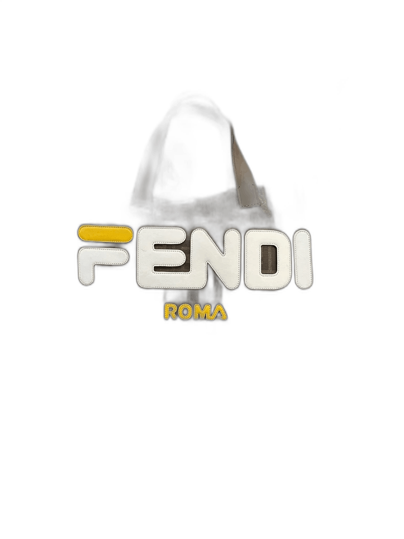Fendi Fendi Brown Logo Print Tote Handbag 38cm Size ONE SIZE - 1 Thumbnail
