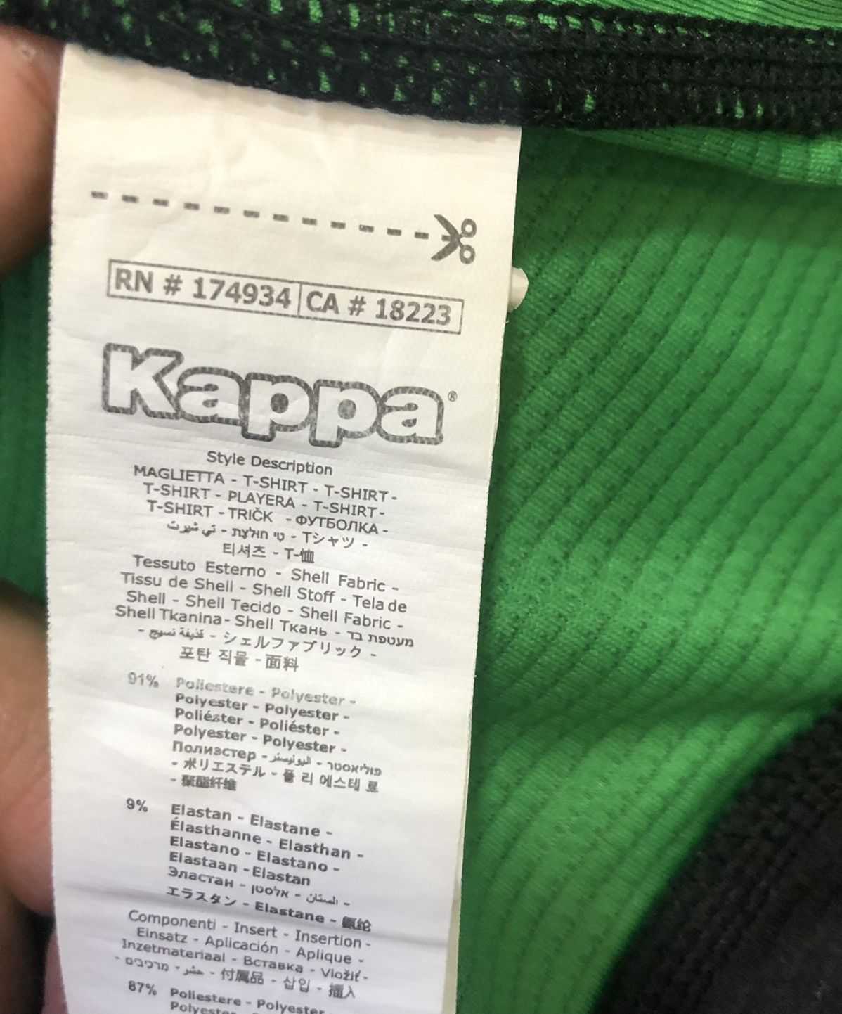 Kappa Sassuolo kappa home shirt Size US M / EU 48-50 / 2 - 6 Thumbnail