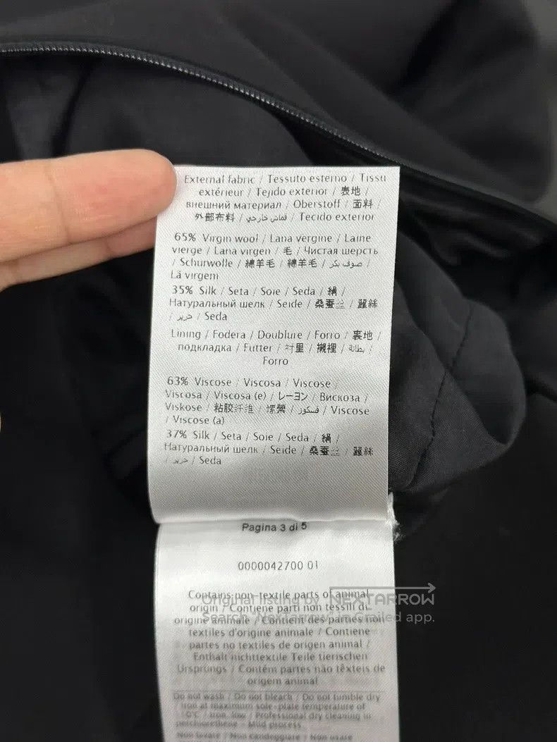 Valentino Valentino Black fungus edge patchwork cuff long-sleeved dr Size L / US 10 / IT 46 - 7 Thumbnail