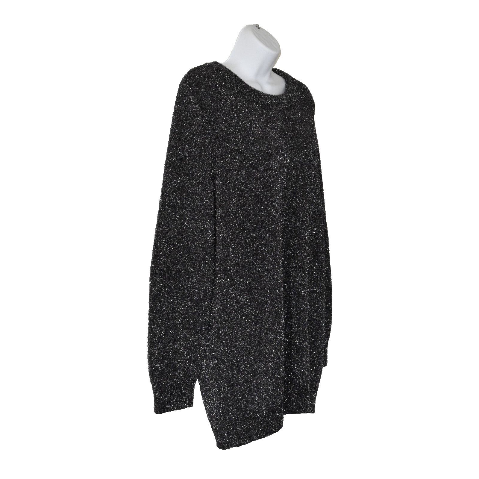Maje MAJE Metallic Sparkle Knit Crew Neck Long Sleeve Sweater 3 Size M / US 6-8 / IT 42-44 - 2 Thumbnail