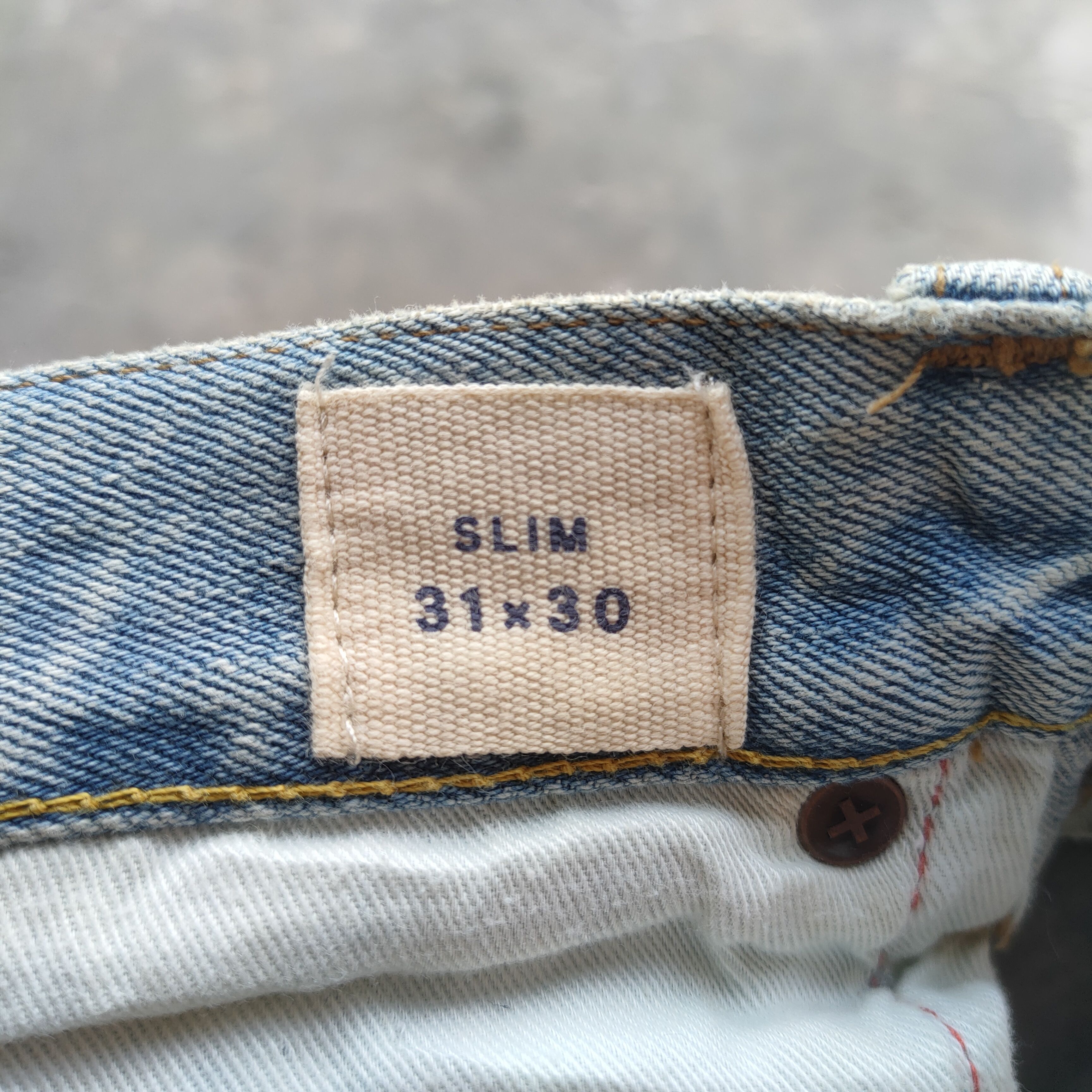 Gap W32 VINTAGE GAP FADED BLUE DISTRESSED JEAN PANTS Size US 32 / EU 48 - 13 Thumbnail