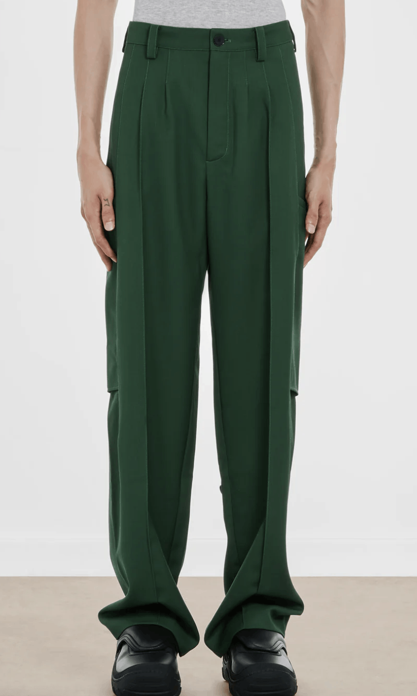 Kiko Kostadinov Kiko Kostadinov Green Megara Trousers Size US 28 / EU 44 - 9 Thumbnail
