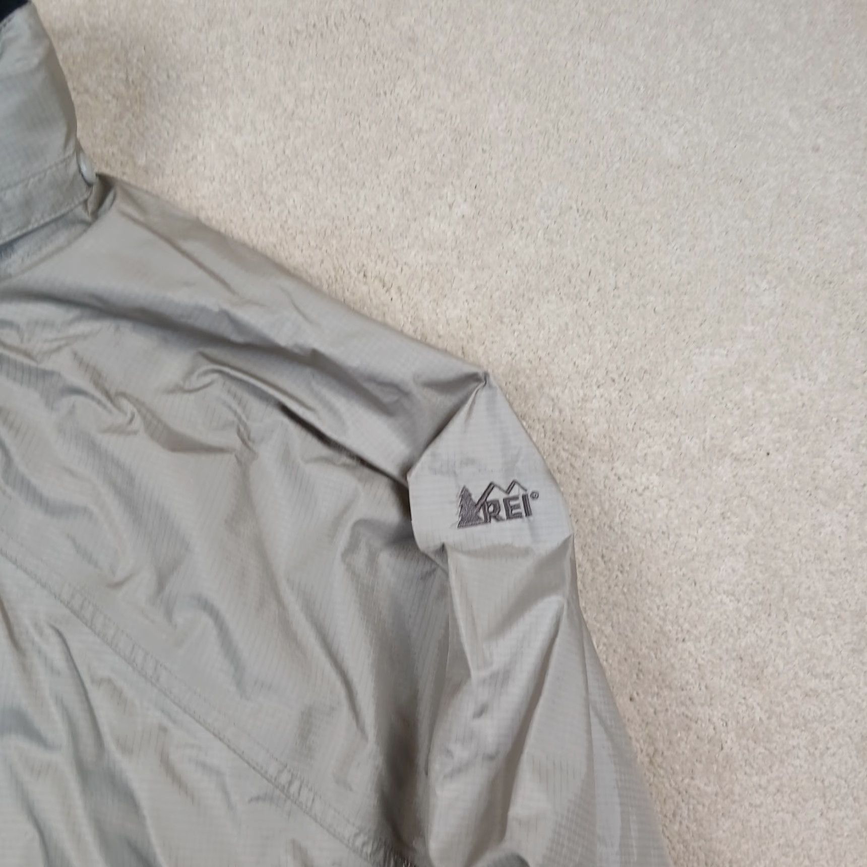 Vintage REI Elements Jacket Womens XL Gray Hooded Full Zip Jacket Size XL / US 12-14 / IT 48-50 - 4 Thumbnail