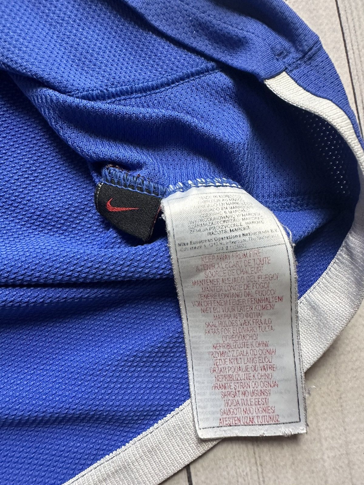 Nike × Vintage Vintage Nike Brazil soccer jersey size S blue Brasil Size US S / EU 44-46 / 1 - 6 Thumbnail