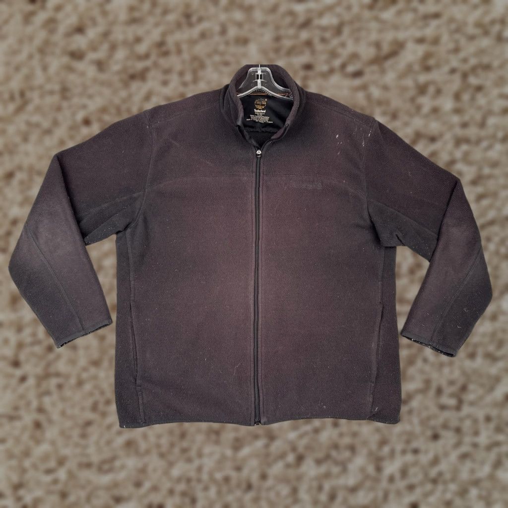 Timberland TIMBERLAND Jacket Mens XL Black Fleece Full Zip Stand Collar Outdoor Casual Size US XL / EU 56 / 4 - 1 Thumbnail
