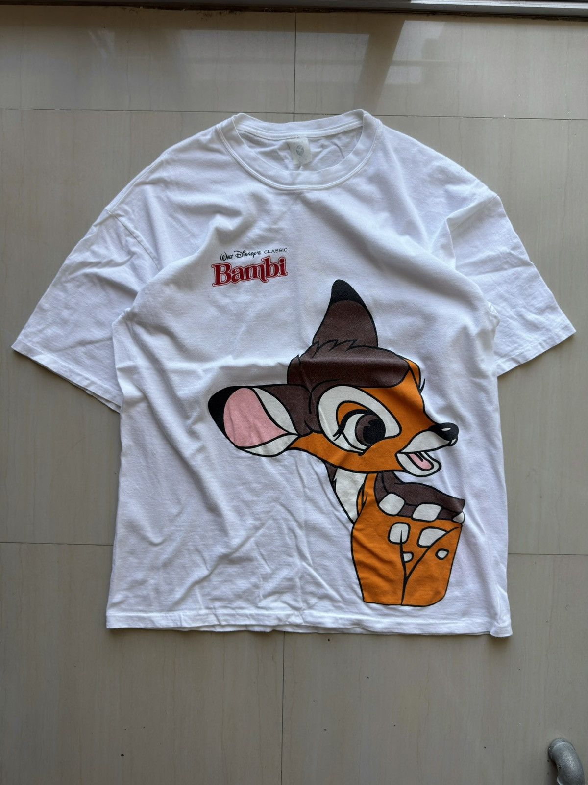 Disney 90s 80s Bambi Walt Disney’s Classic Fantasy VTG Hering Shirt Size US XL / EU 56 / 4 - 3 Thumbnail