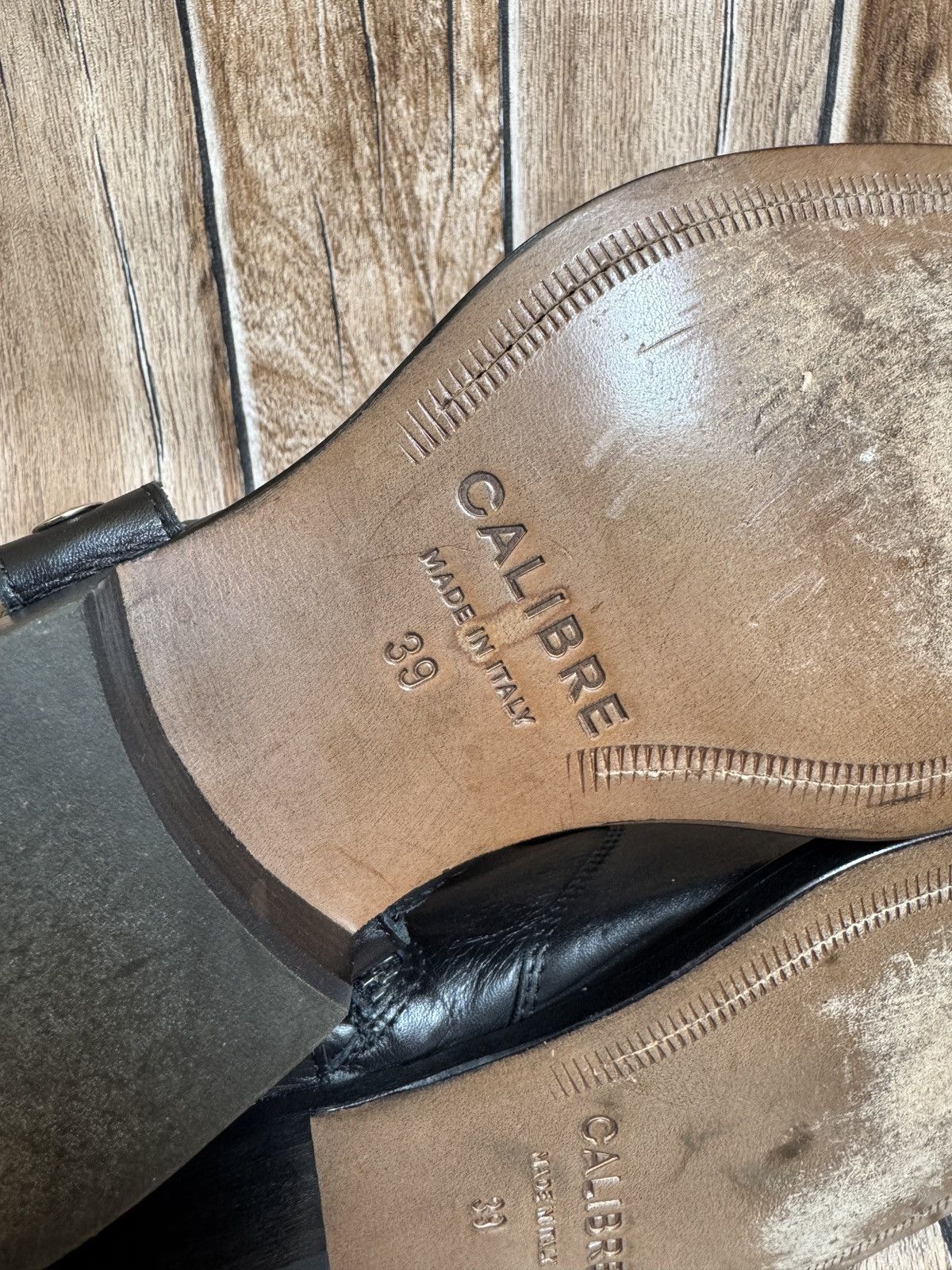 Calibre × Designer italian leather harness boots Size US 6.5 / EU 39-40 - 13 Thumbnail