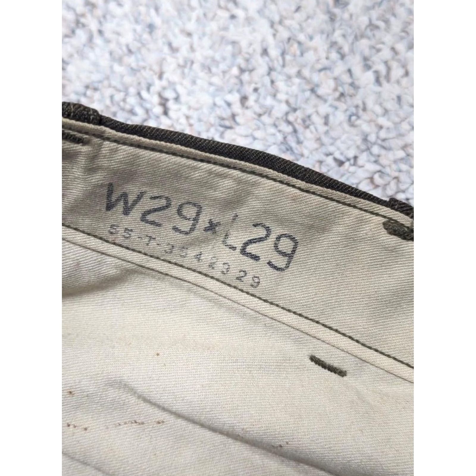 Vintage VINTAGE US Military Green Wool Pants 28x30 Mens Military 1940s 1950s WW2 Korean Green Wool Pants Mens Size US 28 / EU 44 - 4 Thumbnail