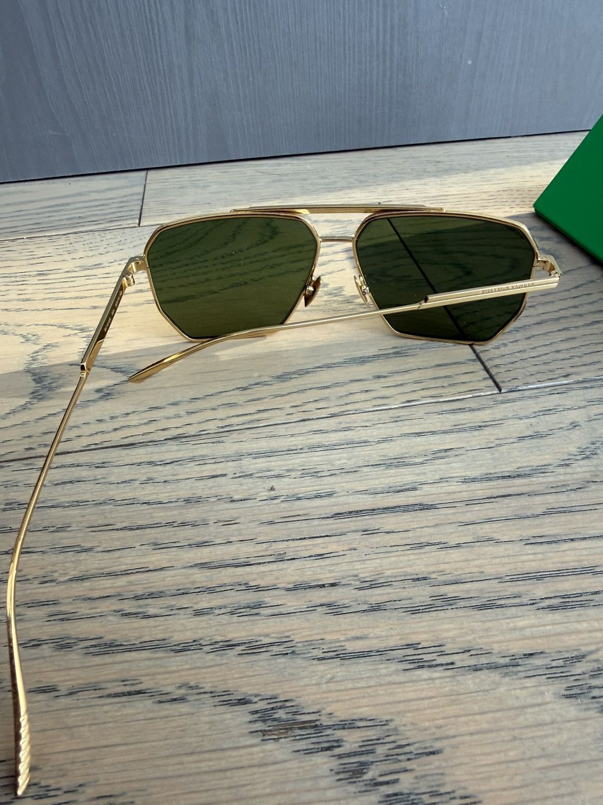 Bottega Veneta Bottega Veneta Aviator Sunglasses Size ONE SIZE - 7 Thumbnail