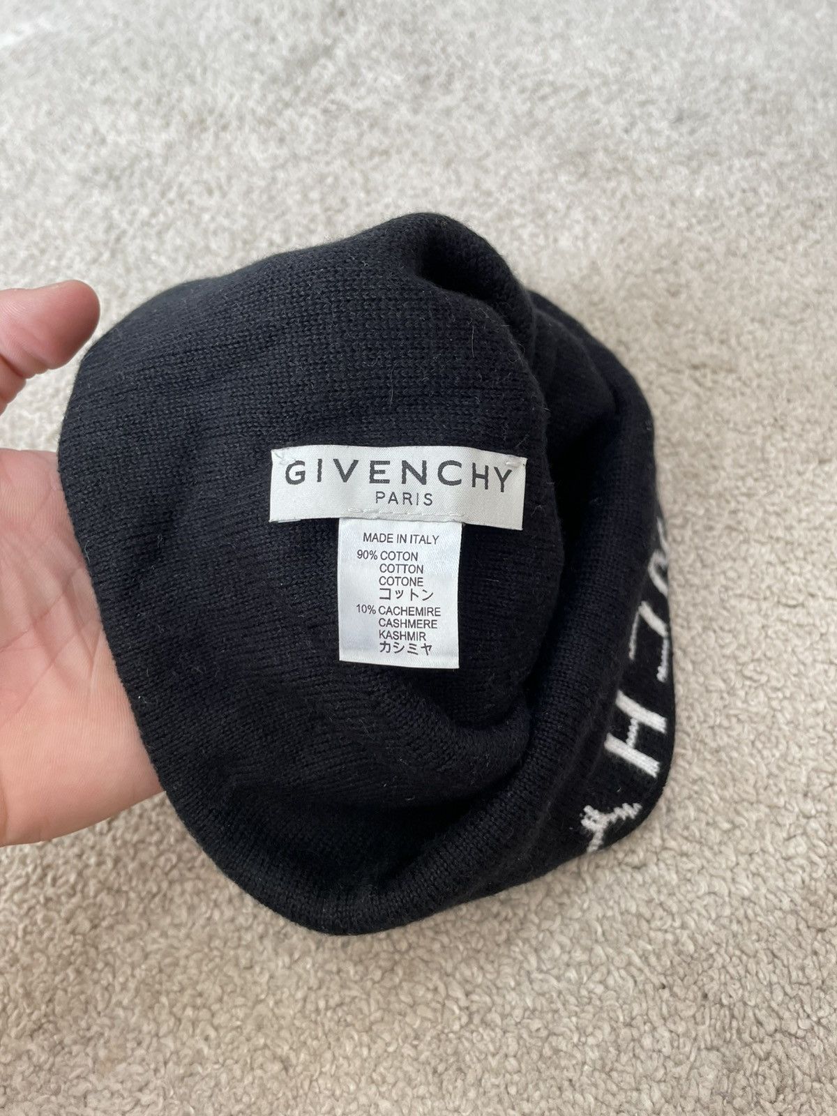 Givenchy Faded Givenchy banie hat big logo Size ONE SIZE - 5 Thumbnail